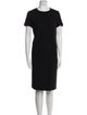 Saint Laurent Wool Midi Length Dress