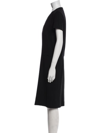 Saint Laurent Wool Midi Length Dress