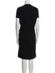Saint Laurent Wool Midi Length Dress