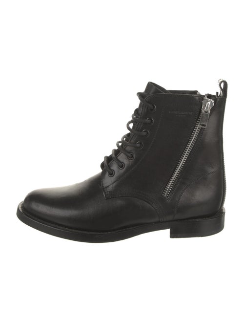 Saint Laurent Leather Combat Boots