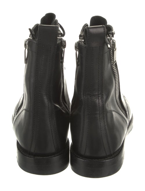 Saint Laurent Leather Combat Boots