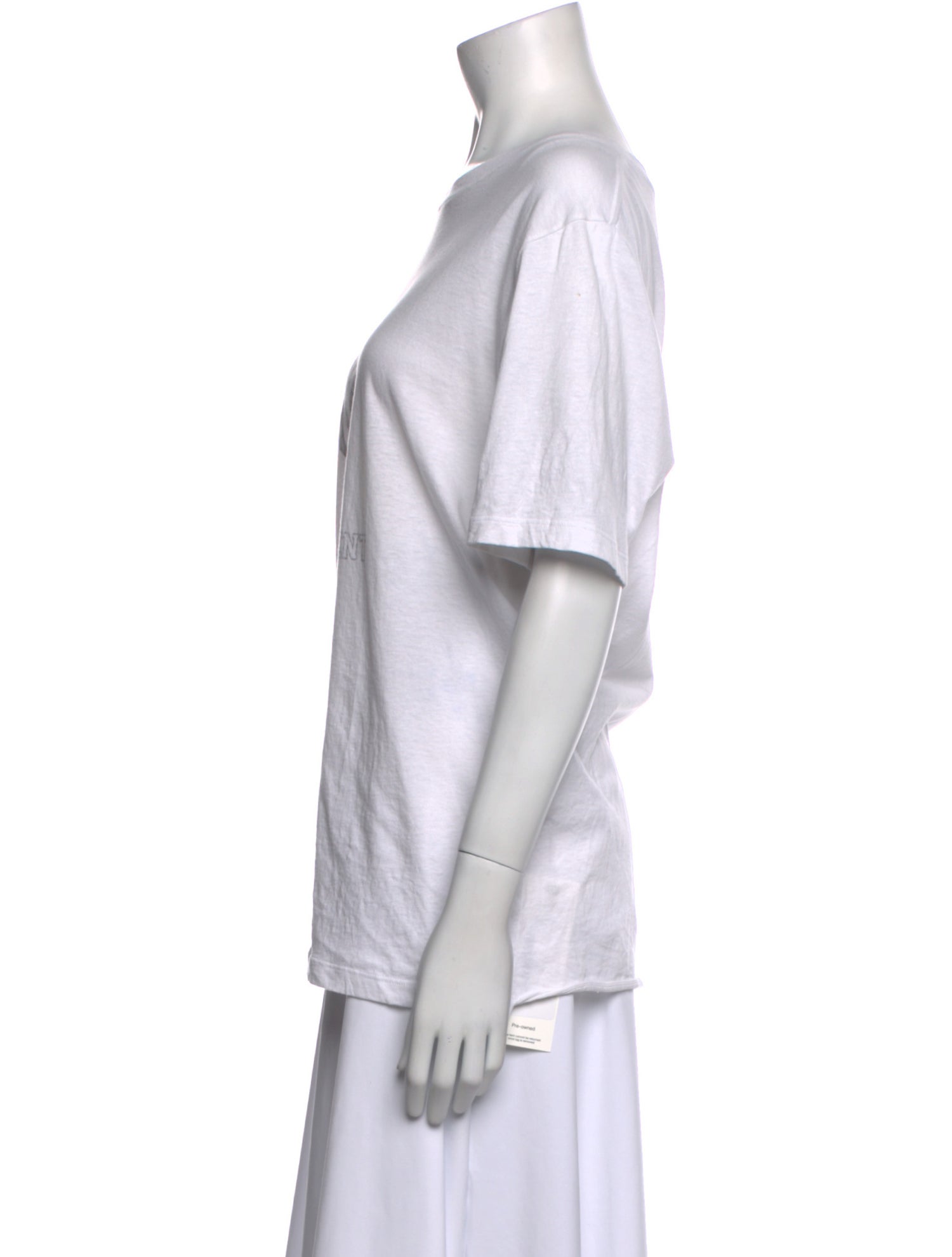 Saint Laurent Graphic Print Crew Neck T-Shirt