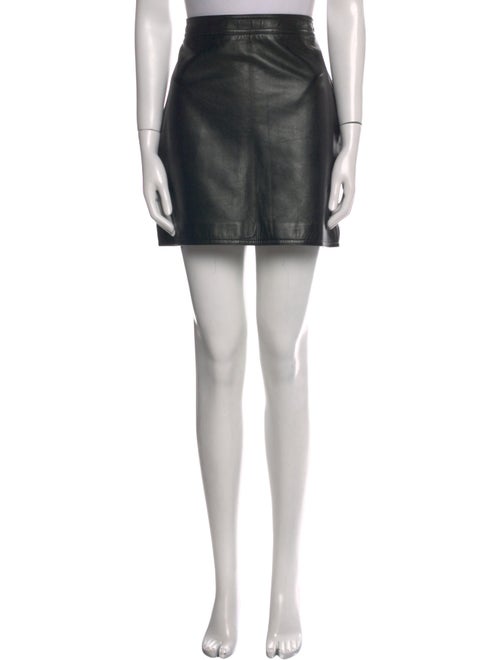 Saint Laurent Lambskin Mini Skirt