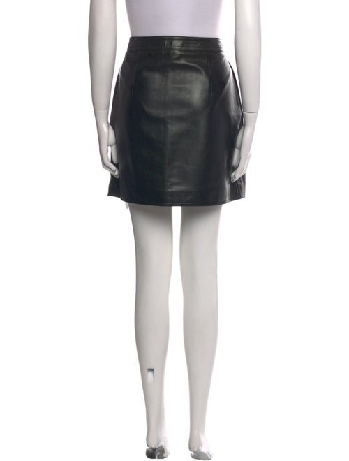Saint Laurent Lambskin Mini Skirt