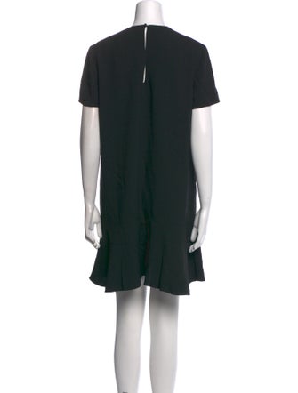 Saint Laurent Crew Neck Mini Dress