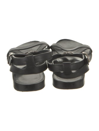 Saint Laurent Leather Slingback Sandals