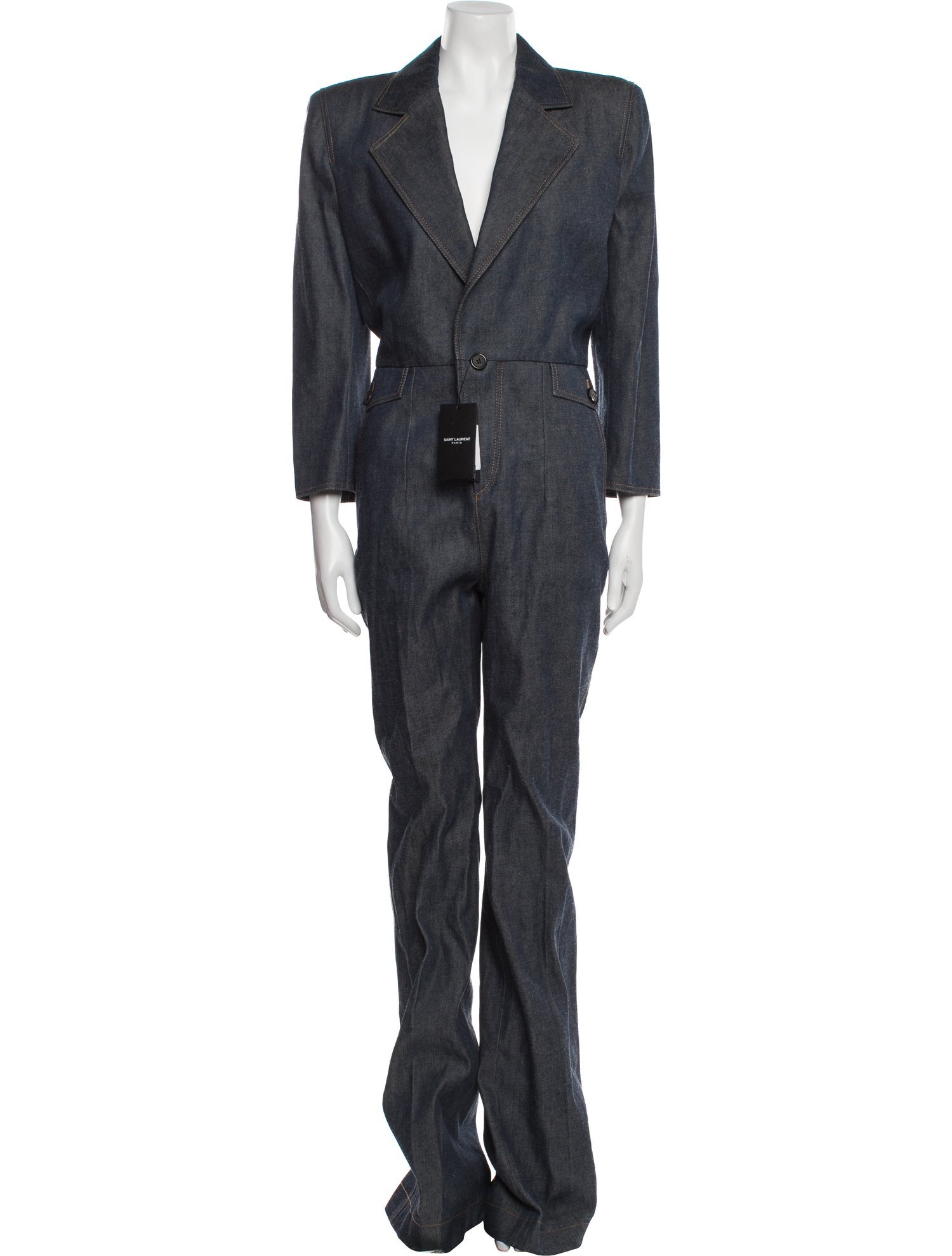 Saint Laurent V-Neck Jumpsuit w/ Tags