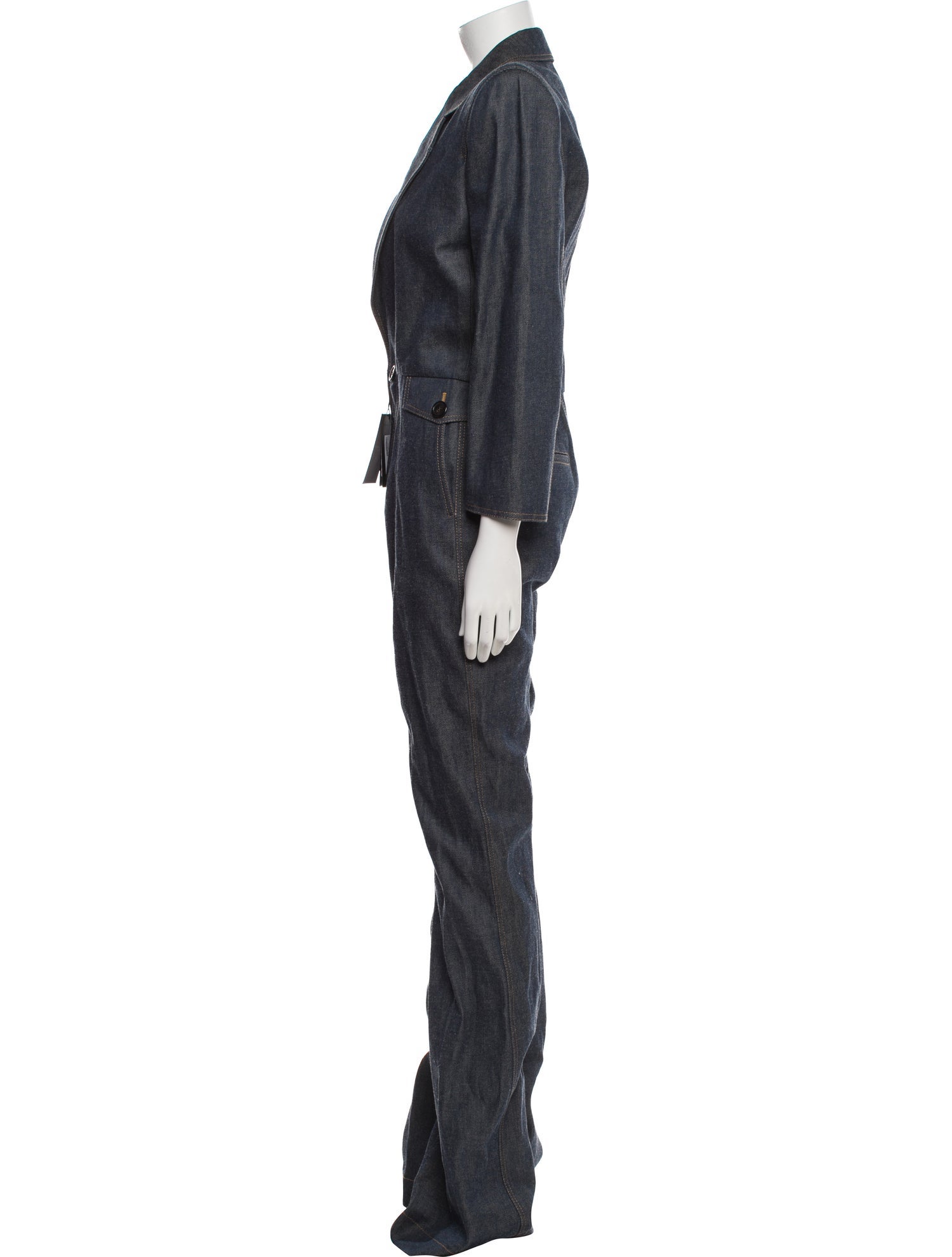 Saint Laurent V-Neck Jumpsuit w/ Tags