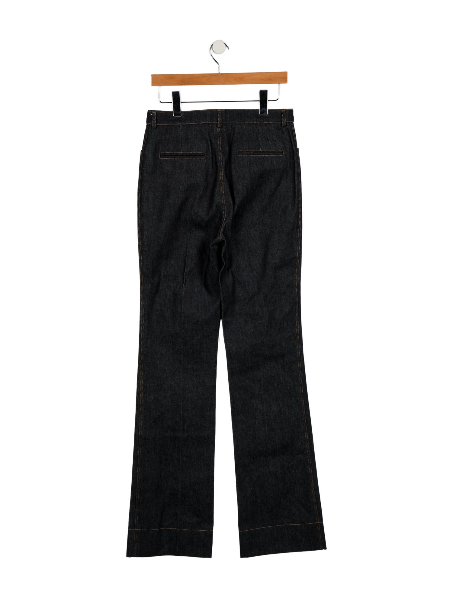 Saint Laurent High-Rise Wide Leg Jeans w/ Tags