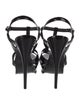 Saint Laurent Patent Leather T-Strap Sandals