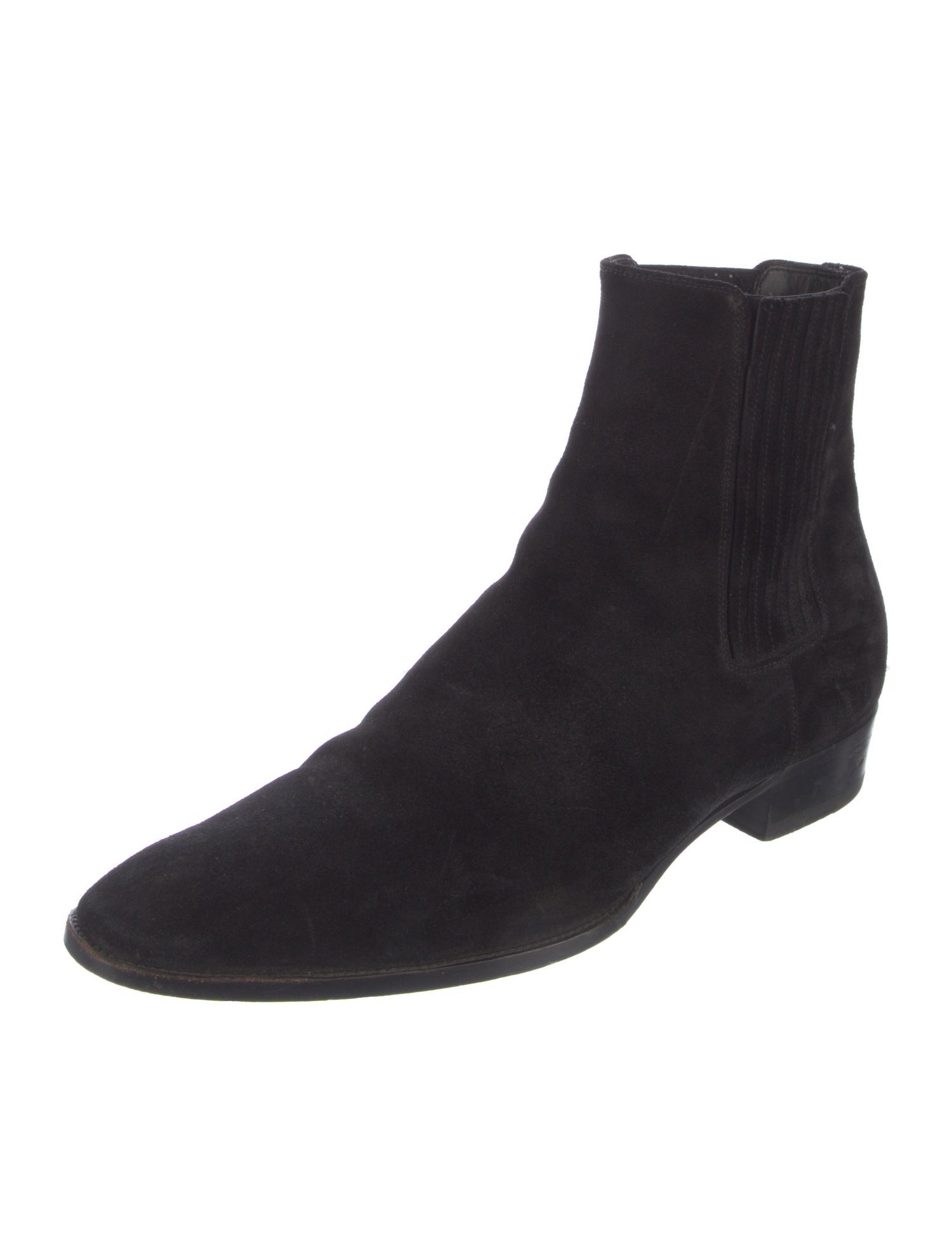 Saint Laurent Wyatt 30 Suede Chelsea Boots