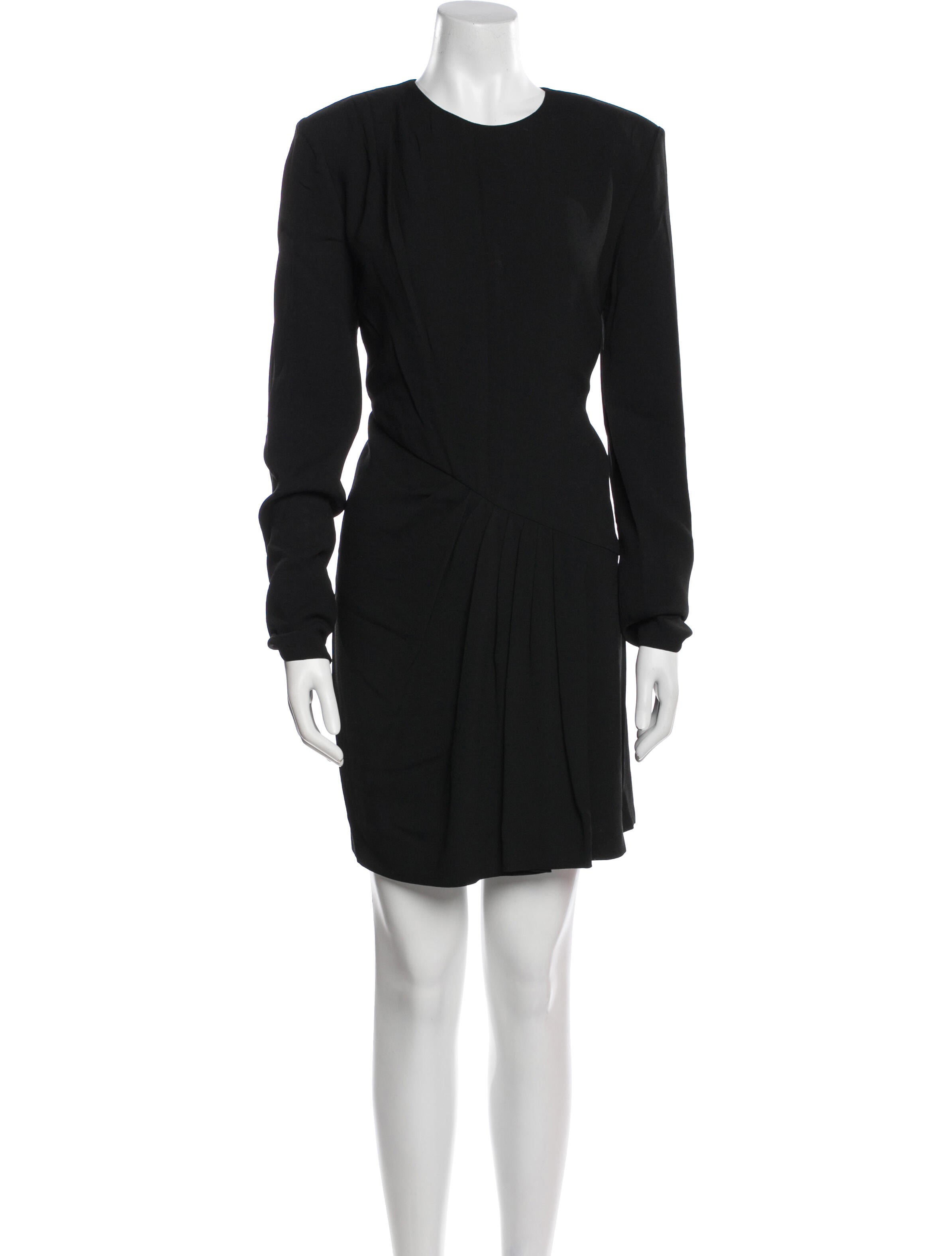 Saint Laurent Crew Neck Mini Dress
