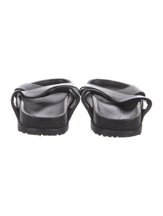 Saint Laurent Leather Slingback Sandals