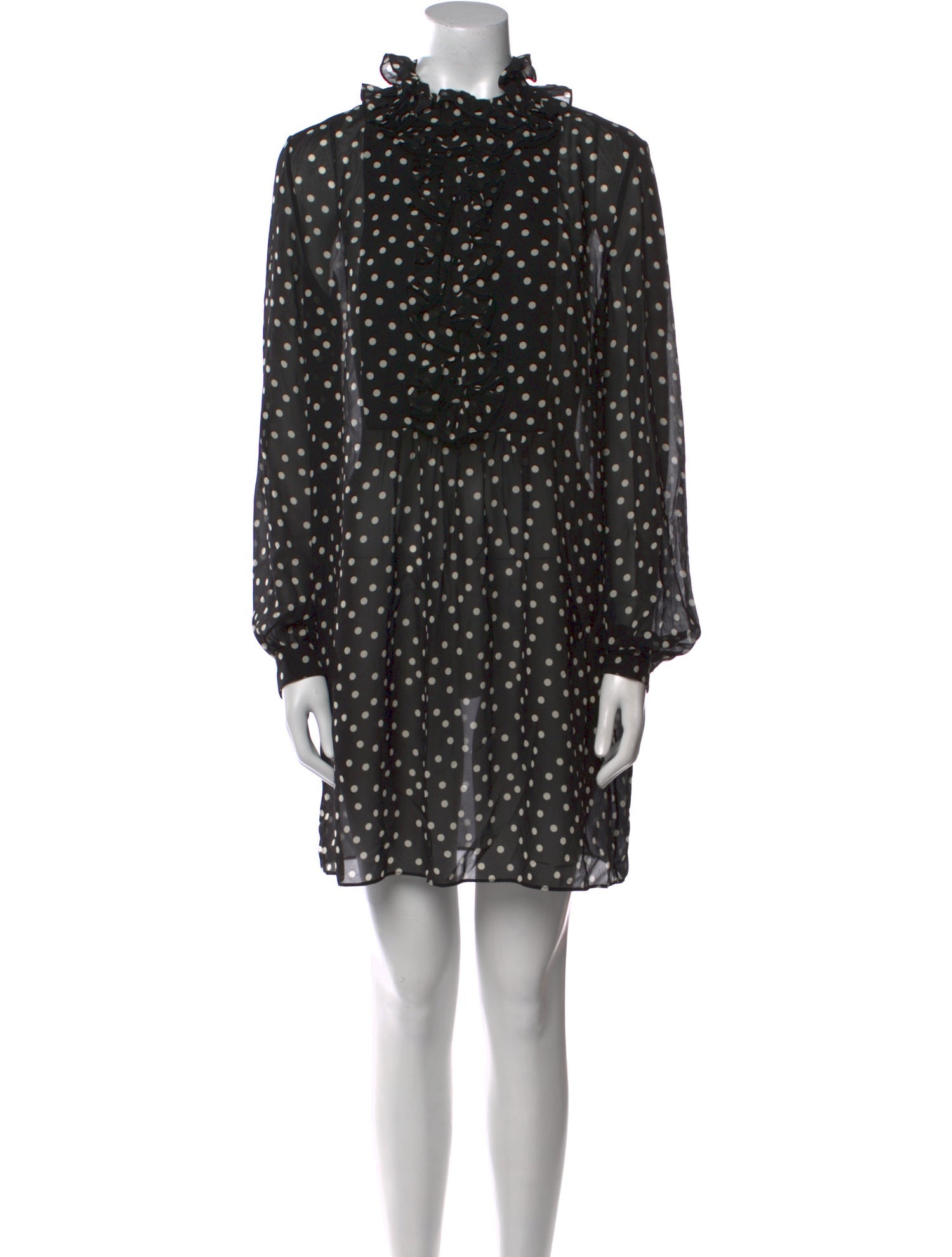 Saint Laurent Silk Mini Dress