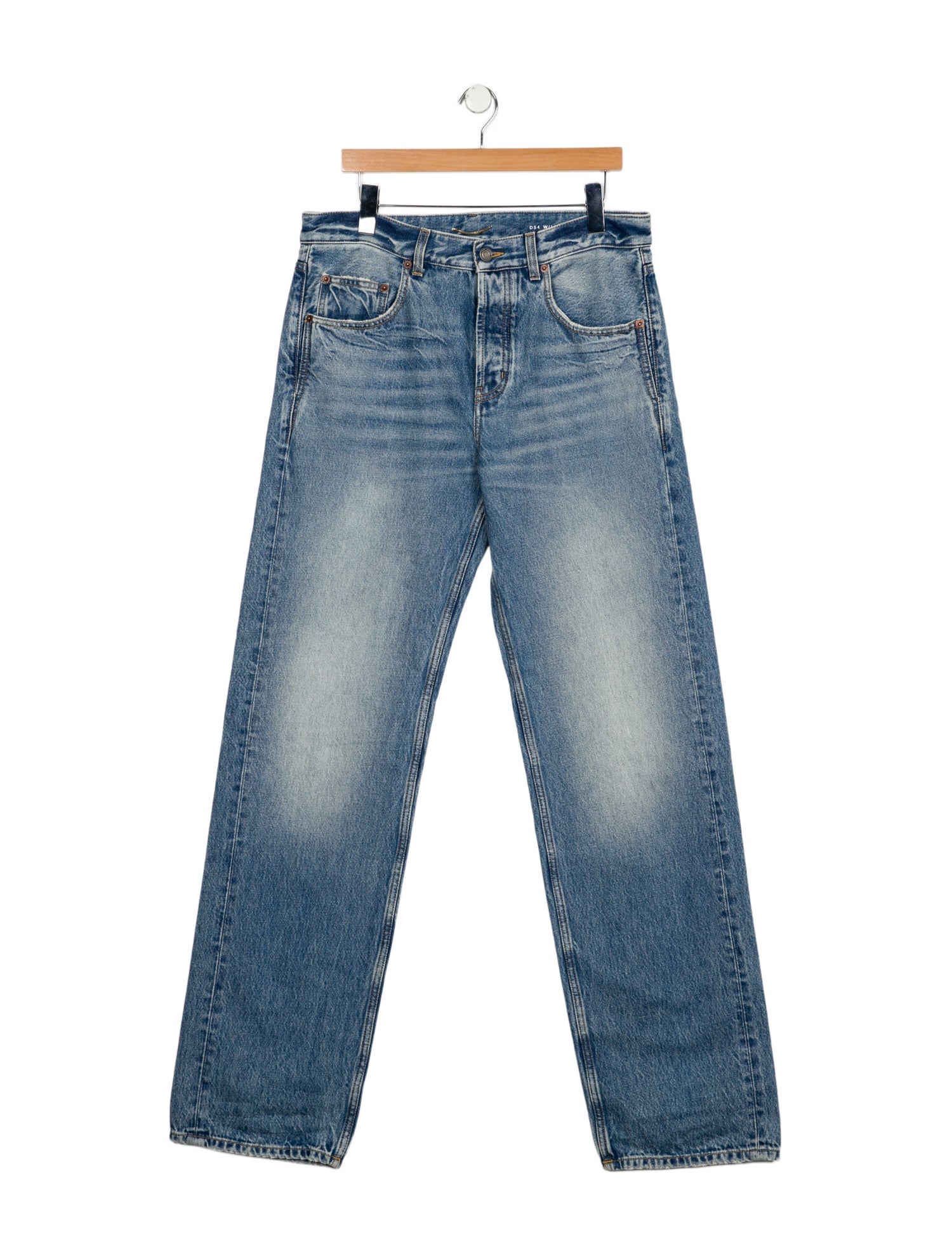 Saint Laurent High-Rise Wide Leg Jeans