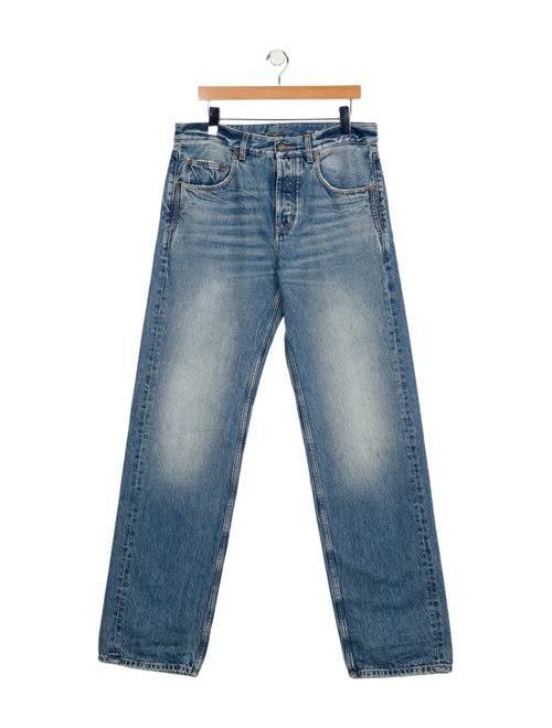 Saint Laurent High-Rise Wide Leg Jeans