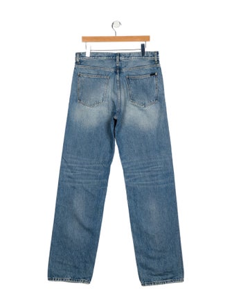 Saint Laurent High-Rise Wide Leg Jeans