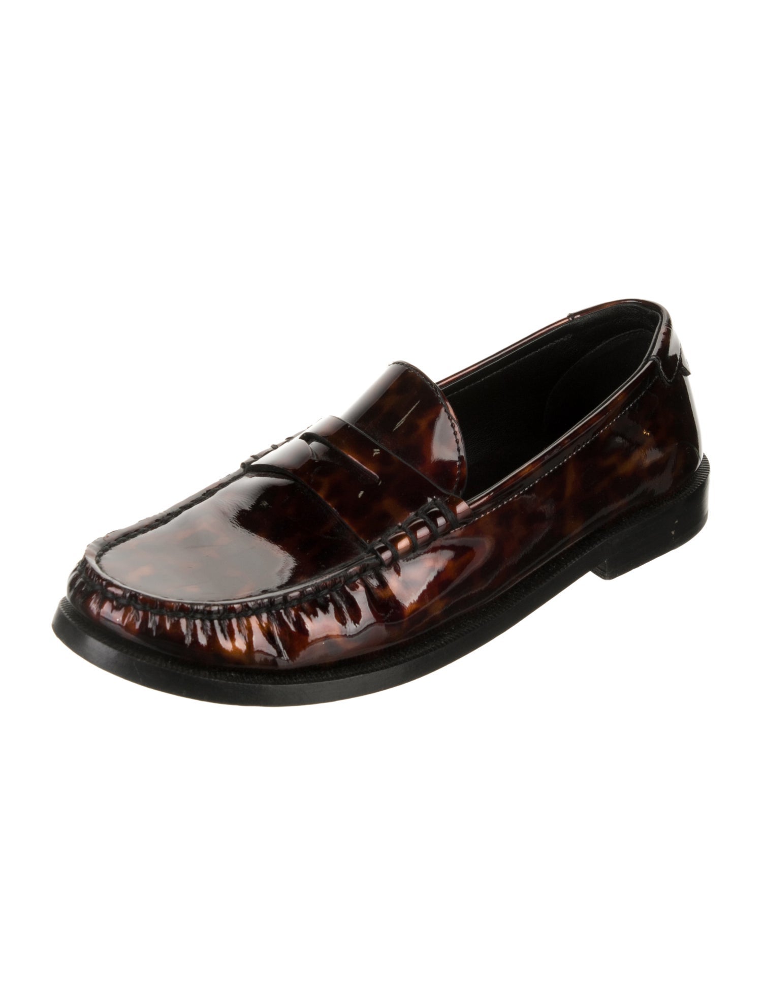 Saint Laurent Le Loafer Patent Leather Loafers