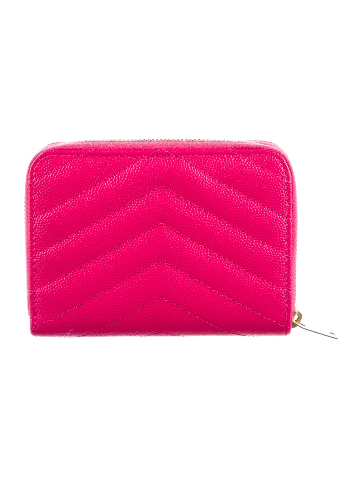 Saint Laurent 2017 Leather Compact Wallet