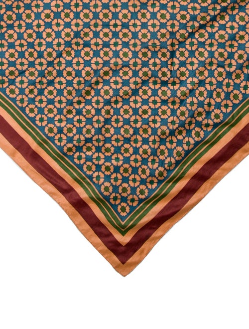 Saint Laurent Silk Printed Scarf