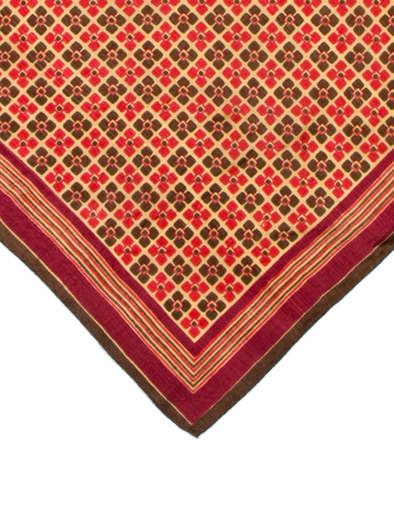 Saint Laurent Suede Printed Scarf