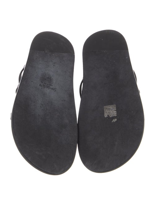 Saint Laurent Leather Slides