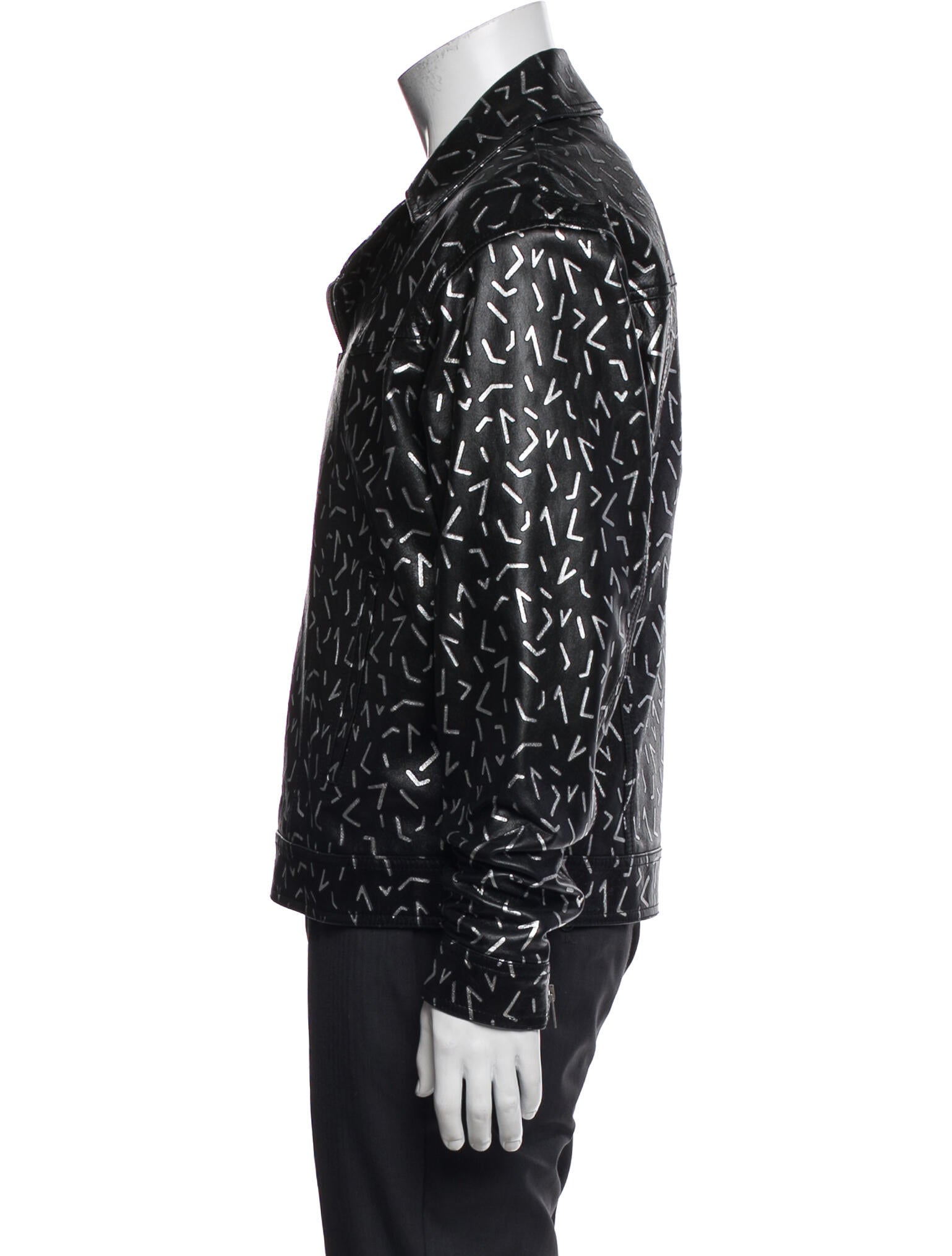 Saint Laurent 2021 Lambskin Trucker Jacket