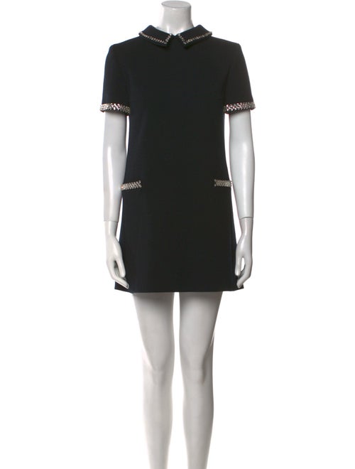 Saint Laurent Wool Mini Dress