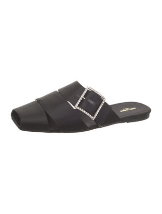 Saint Laurent Crystal Embellishments Mules