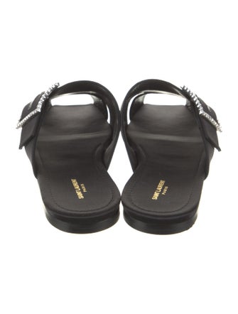 Saint Laurent Crystal Embellishments Mules