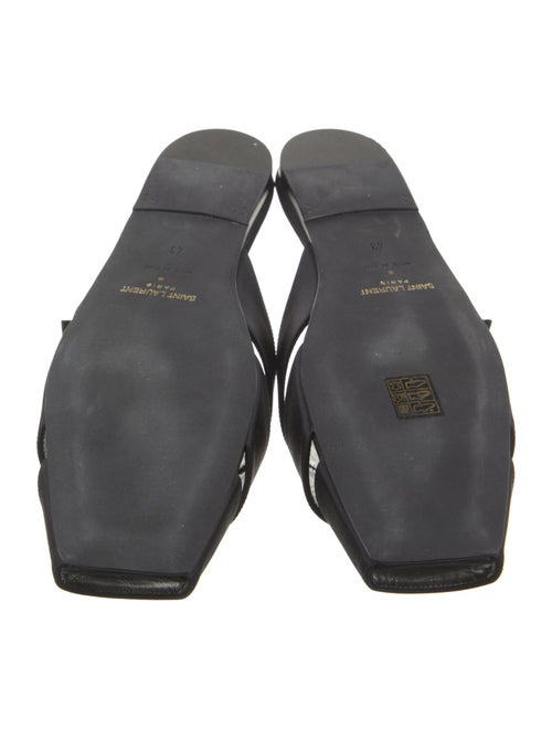 Saint Laurent Crystal Embellishments Mules