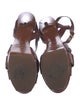Saint Laurent Leather T-Strap Sandals