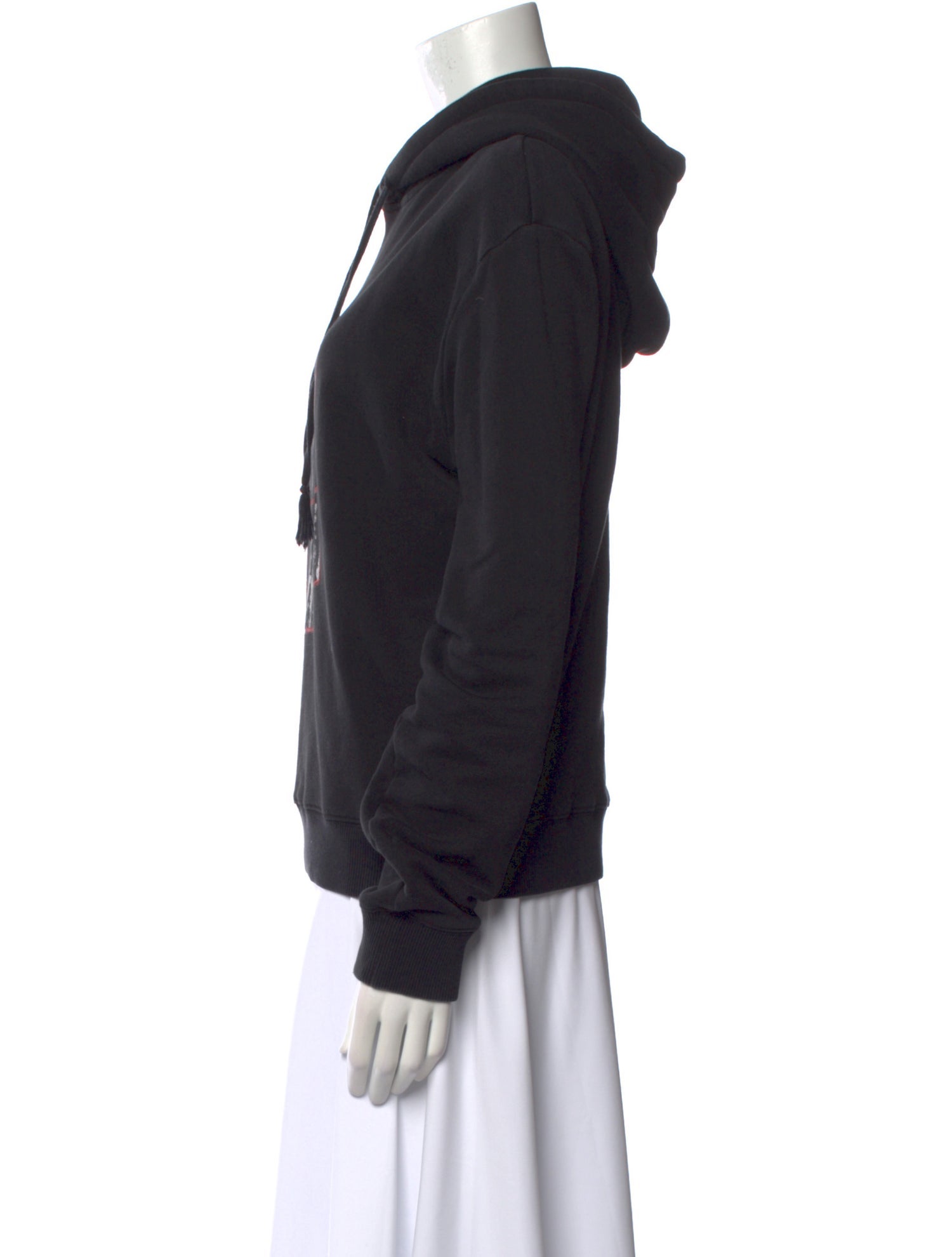 Saint Laurent Graphic Print Crew Neck Sweater