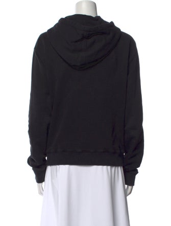 Saint Laurent Graphic Print Crew Neck Sweater