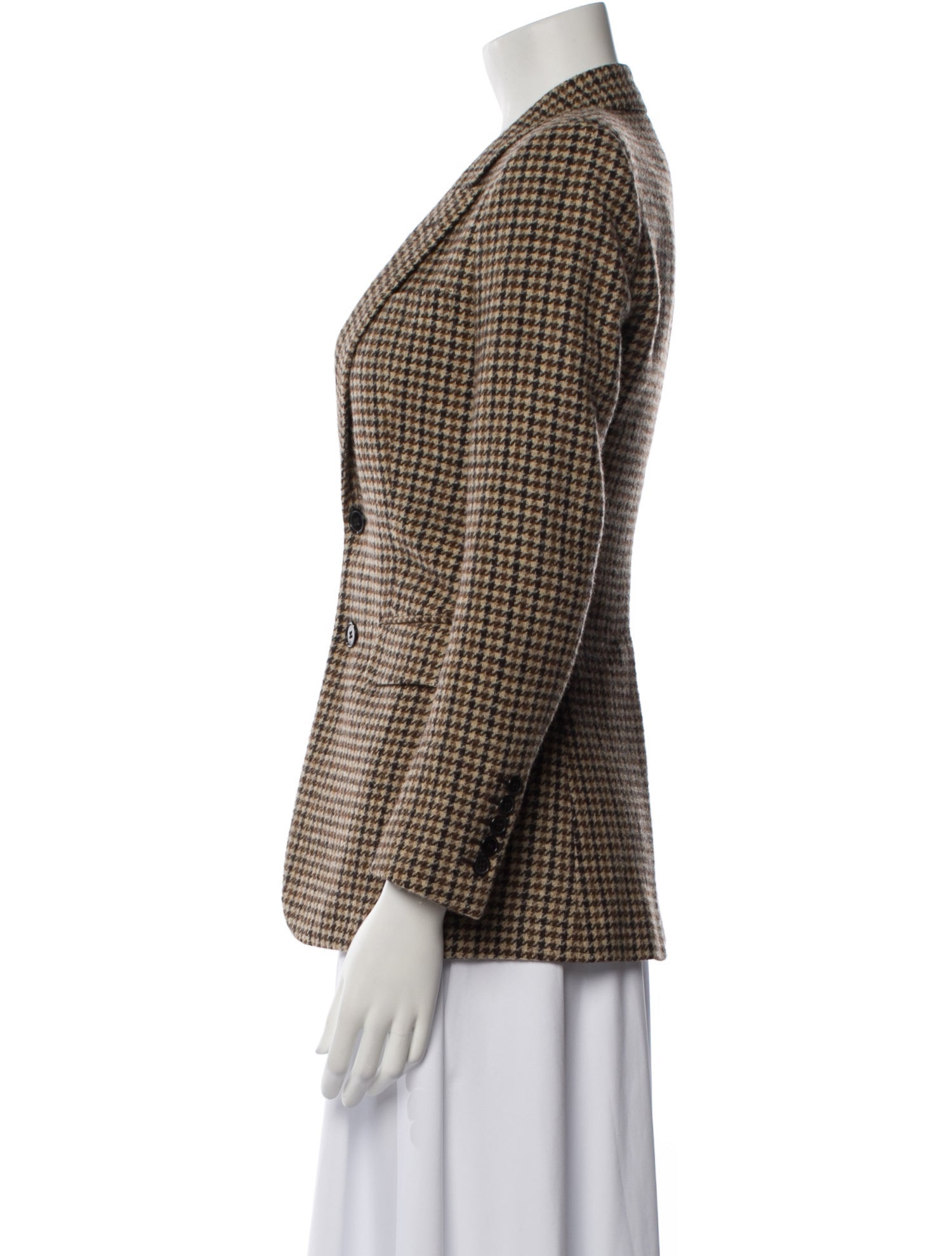 Saint Laurent 2016 Houndstooth Blazer