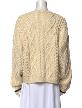 Saint Laurent Wool Bateau Neckline Sweater