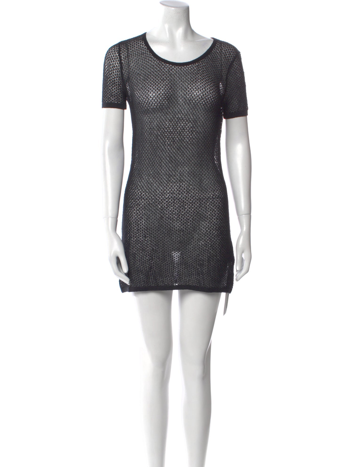 Saint Laurent Wool Mini Dress