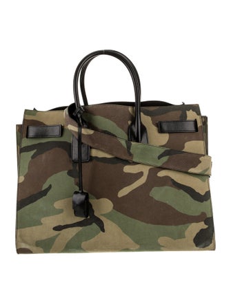 Saint Laurent Canvas Top Handle Bag