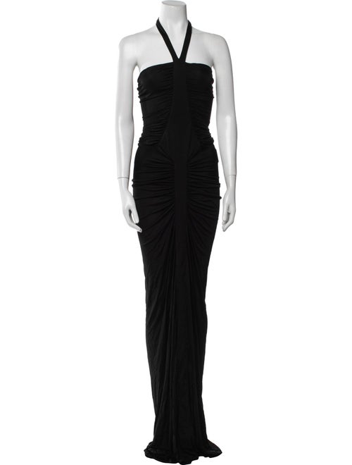 Saint Laurent Halterneck Long Dress
