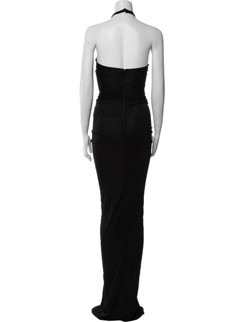 Saint Laurent Halterneck Long Dress