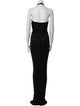 Saint Laurent Halterneck Long Dress