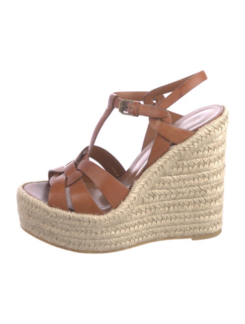 Saint Laurent Leather Espadrilles