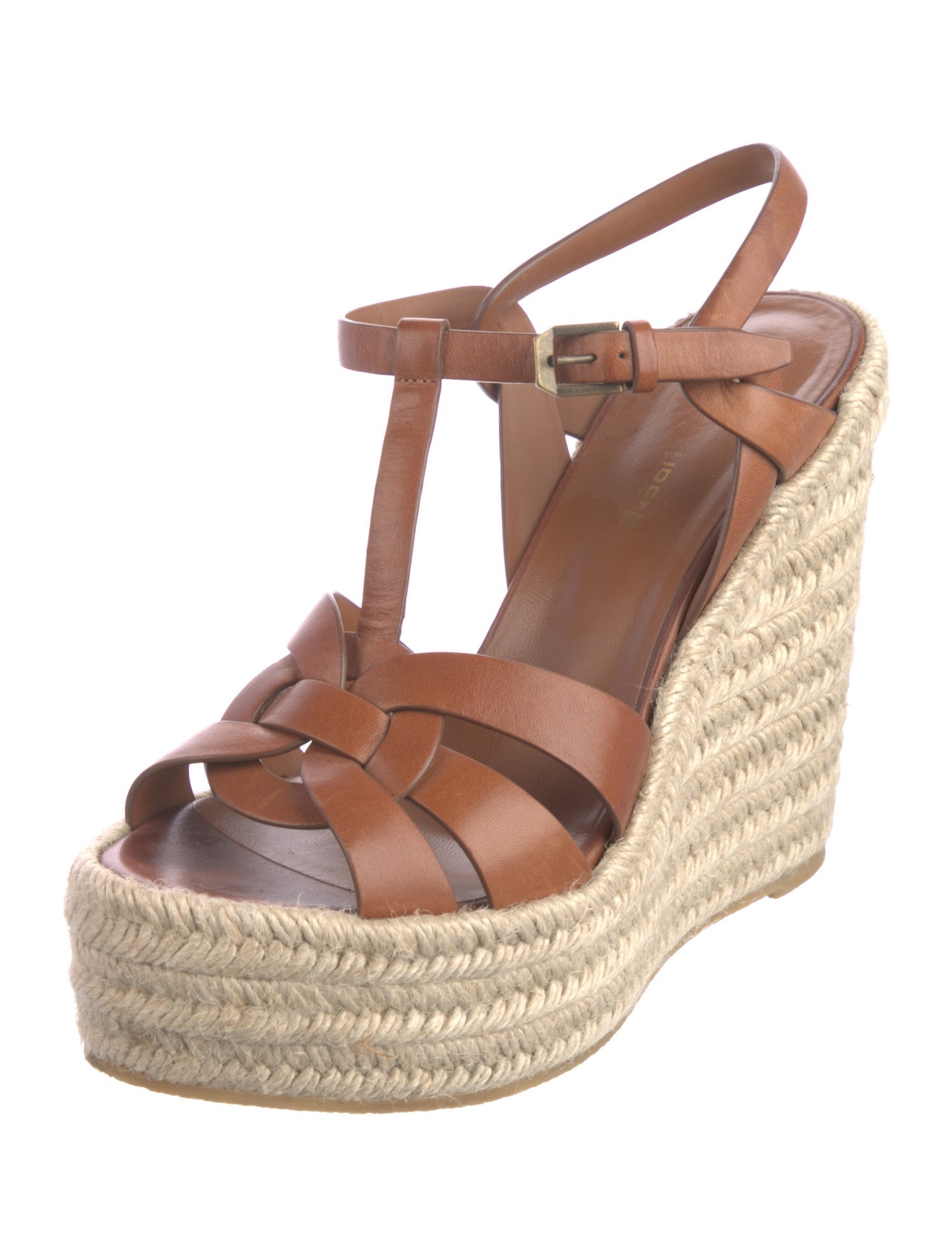 Saint Laurent Leather Espadrilles