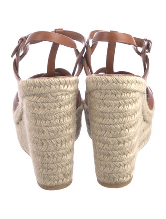 Saint Laurent Leather Espadrilles
