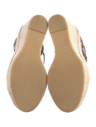 Saint Laurent Leather Espadrilles