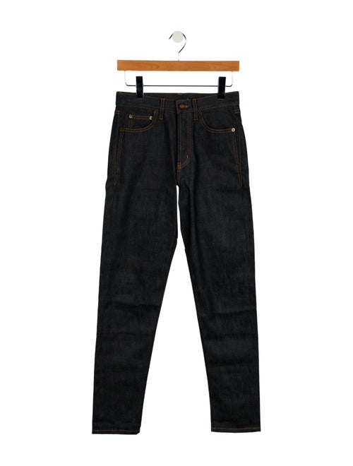 Saint Laurent High-Rise Skinny Leg Jeans