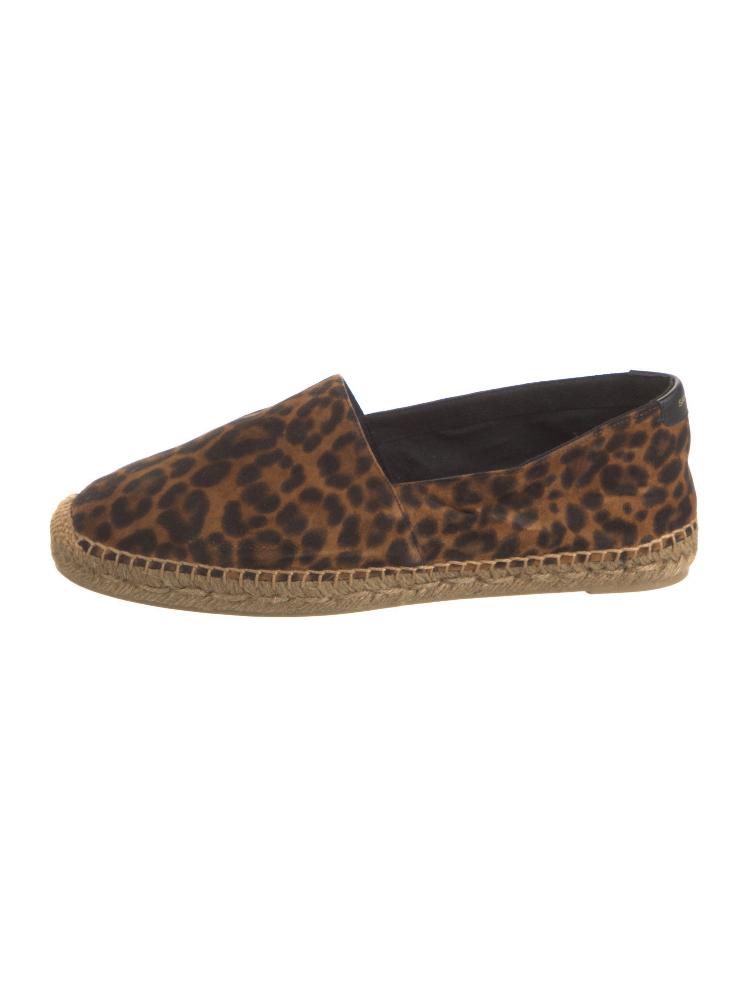 Saint Laurent Suede Animal Print Espadrilles