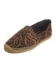 Saint Laurent Suede Animal Print Espadrilles