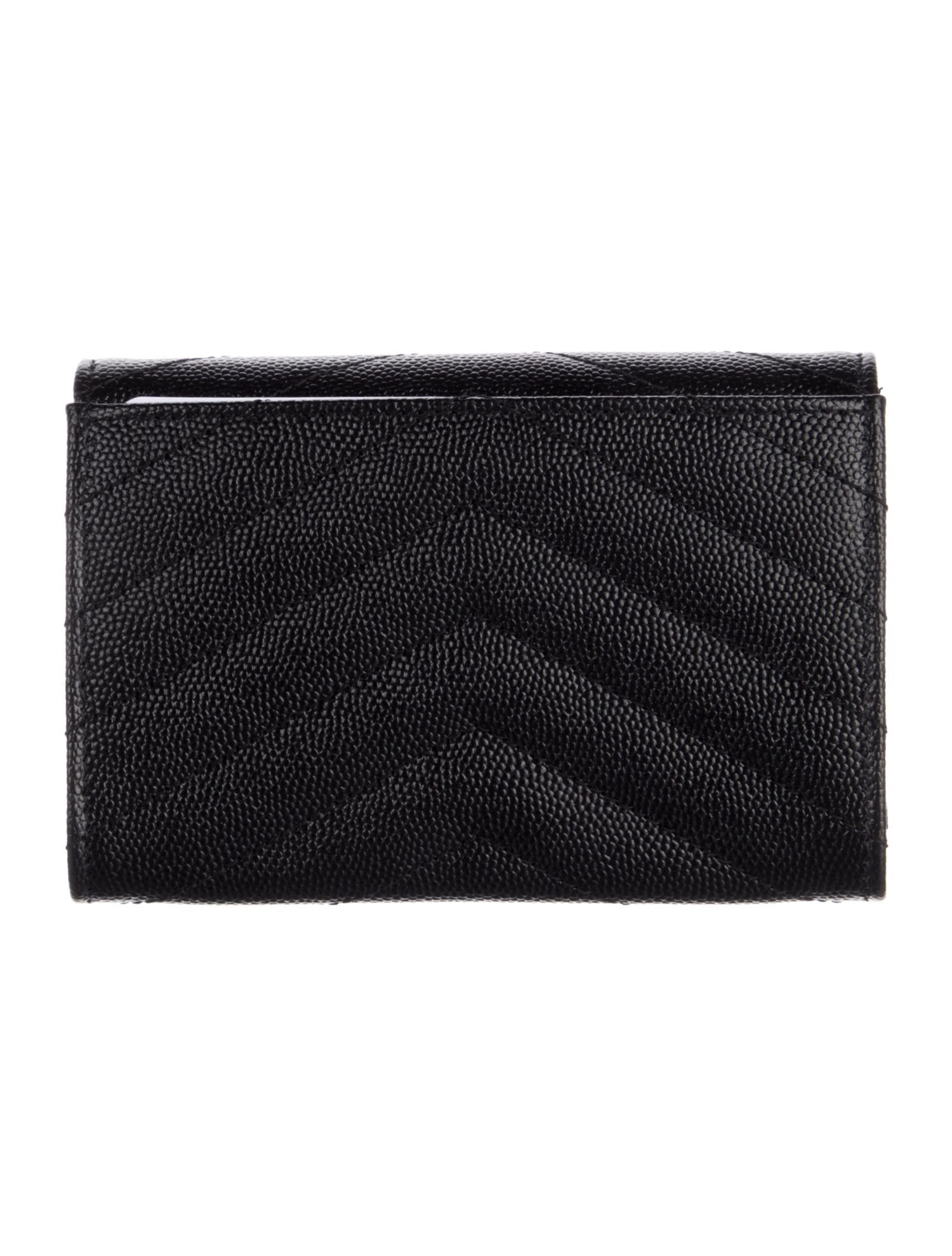 Saint Laurent 2021 Leather Compact Wallet