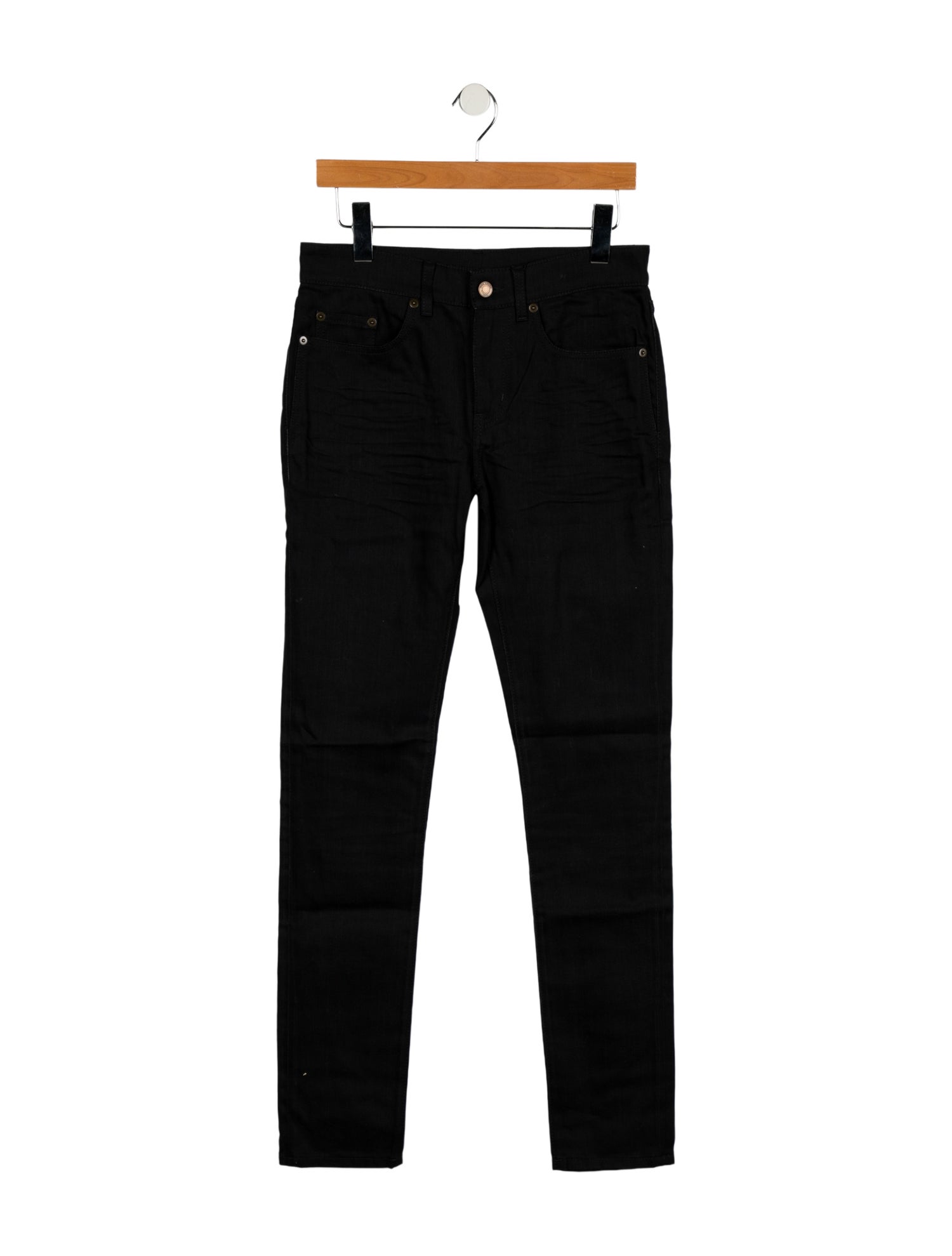 Saint Laurent Mid-Rise Straight Leg Jeans w/ Tags
